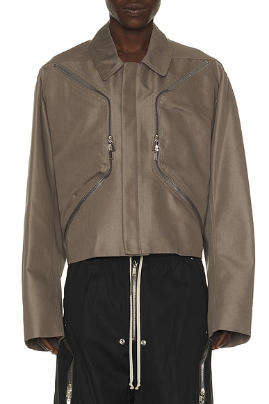 Rick Owens Heizer Mac Jacket in Dust