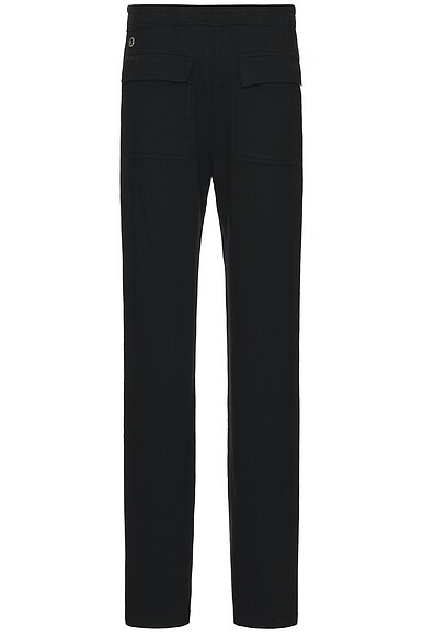 Rick Owens Black Champion Edition Dietrich Sweatpants In Black & Natural