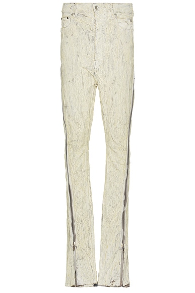 Rick Owens Bolan Banana Pants in Milk