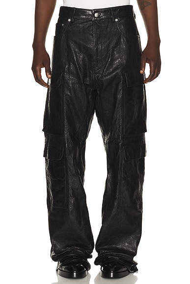 Rick Owens Geth Cargo in Black