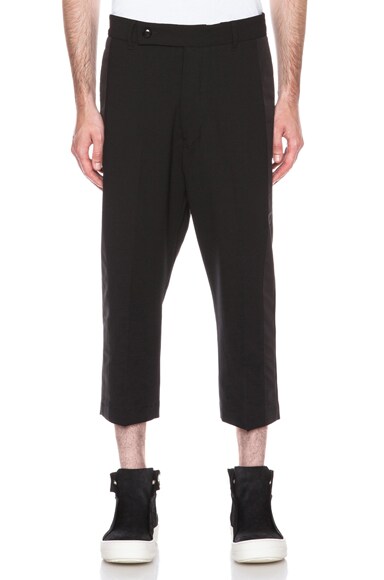 初売り初売り in Astaire Leather Easy Cropped Tux Owens Rick Black FWRD | スーツ