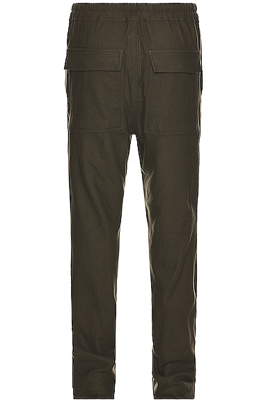 Rick Owens Drawstring Slim Long in Green | Smart Closet