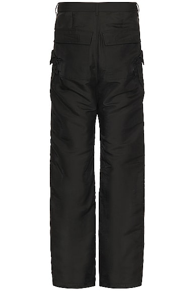 Shop Rick Owens Stefan Cargo Pant In Black