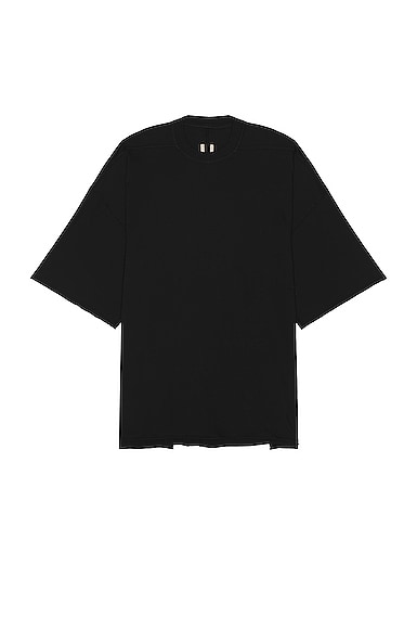 Rick Owens Tommy T Oversized Cotton-jersey T-shirt In Black