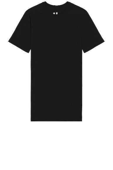 Rick Owens Level T T-shirt In Black Cotton