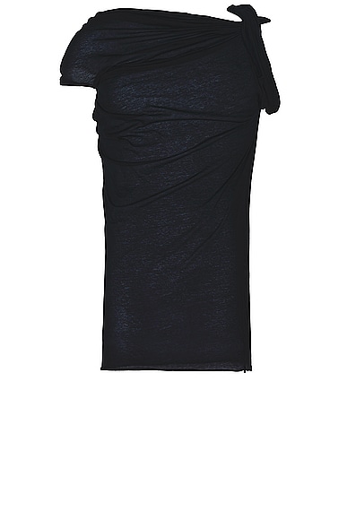 Rick Owens Banded T in Black