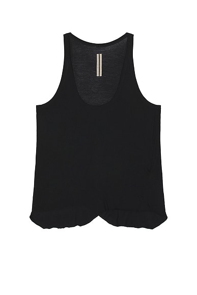 Rick Owens Lo Cut Tank in Black
