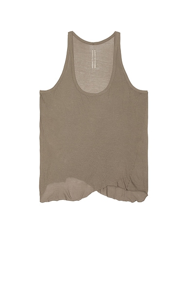 Rick Owens Lo Cut Tank in Dust