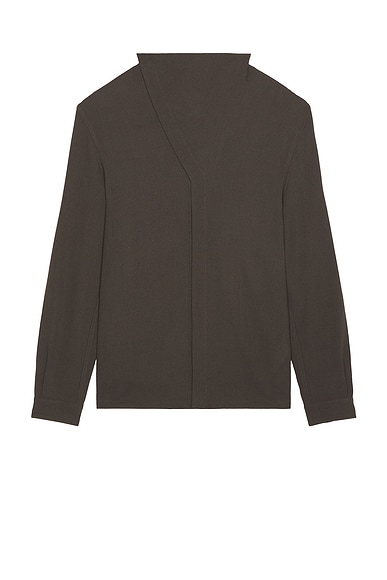 Rick Owens Island Shirt in Darkdust