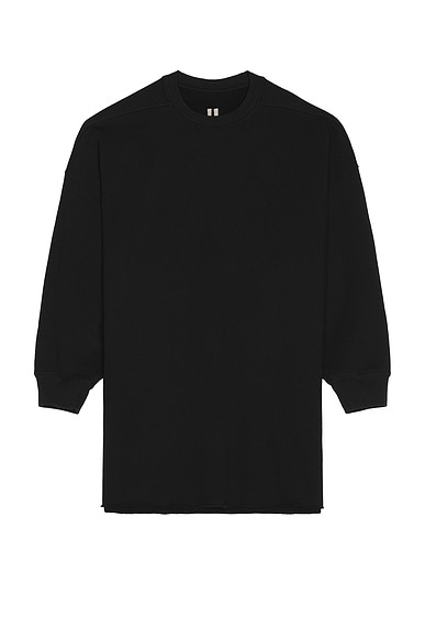 Rick Owens Tommy Long Sleeve Tee in Black