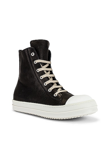 Rick Owens Hi Top Sneaker in Black & White