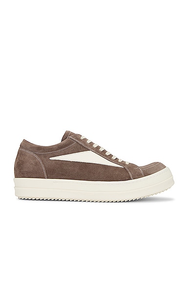 Rick Owens Vintage Sneaker In Dust & Milk