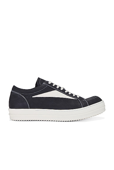 Rick Owens Vintage Sneaker in Black & Milk