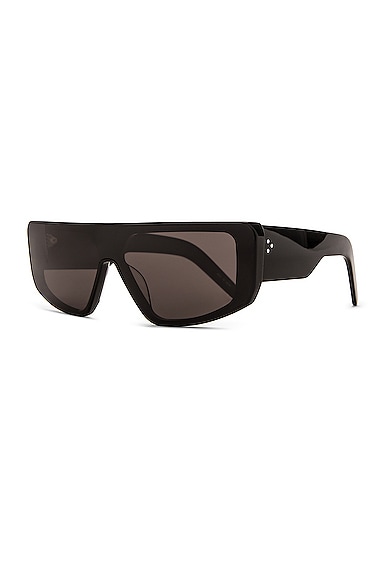 Shop Rick Owens Performa Sunglasses In Black & Black
