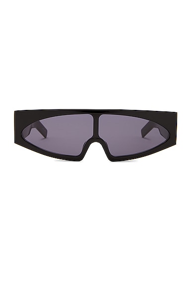Rick Owens Gene Sunglasses In Black