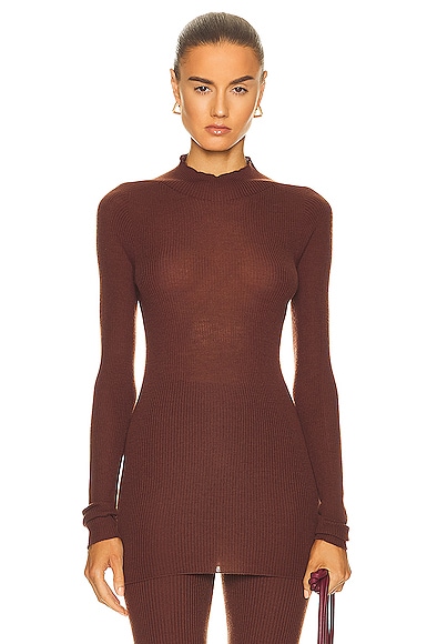 Ribbed Lupetto Sweater