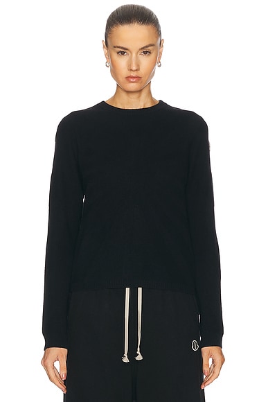 X Moncler Biker Round Neck Sweater