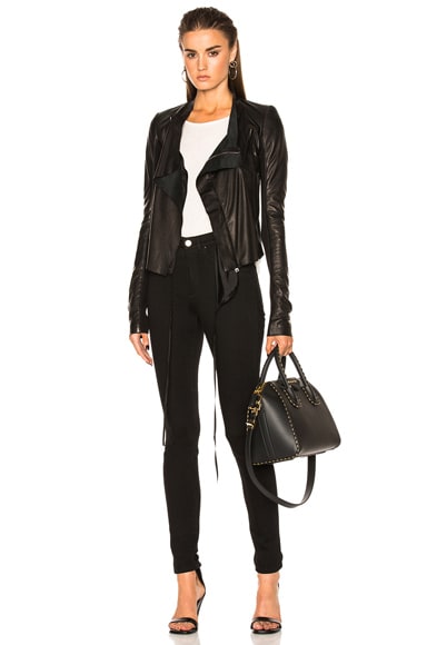 【関税＆送料込み】Rick Owens Low Neck Biker RICK OWENS | LOW NECK BIKER JACKET