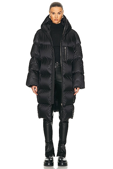 Shop Rick Owens X Moncler Gimp Coat In Black