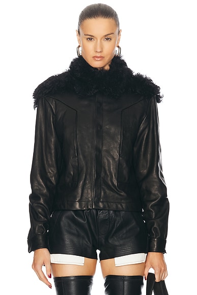 Ulla Johnson Orli Blazer in Jet FWRD