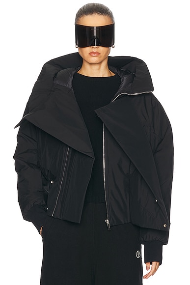♪直営店♪Moncler + Rick Owens  Alice ショートダウン ブラック Moncler + Rick Owens Aliceショートダウンジャケット