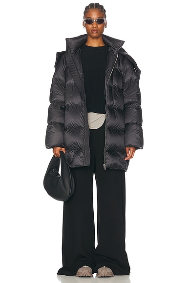 X Moncler Hooded Cyclopic Coat