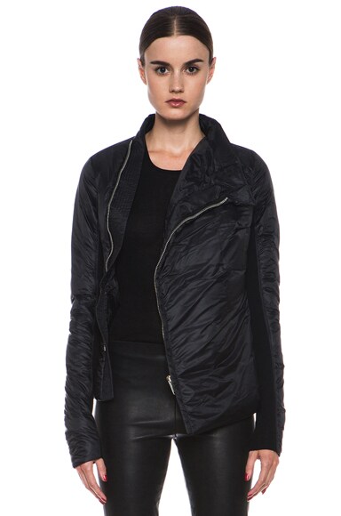 Rick Owens zipped turtle ブルゾン RP13F07052 Rick Owens Zipped Turtle Jacket in Black | FWRD