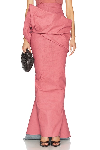 Draped Long Skirt