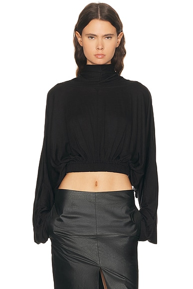 Cropped Hooded Top