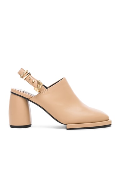 Square Platform Strap Mule