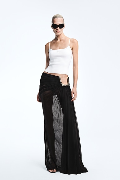 REVOLVE LOS ANGELES Leora Maxi Skirt in Black