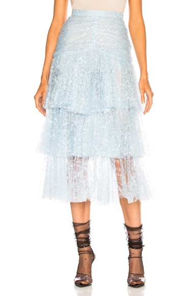 Tulle Three Tier Ruffle Skirt