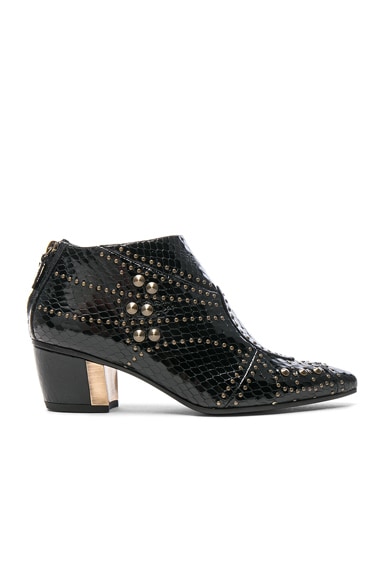 for FWRD Embossed Studded Leather Booties