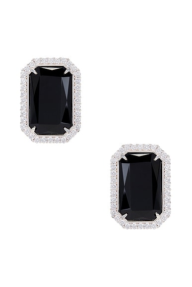 retrofete Hope Gemstone Earring in Black