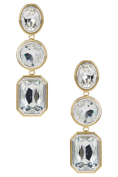 Camille Gemstone Drop Earring