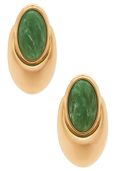 retrofete Blare Earring in Angelite & Gold