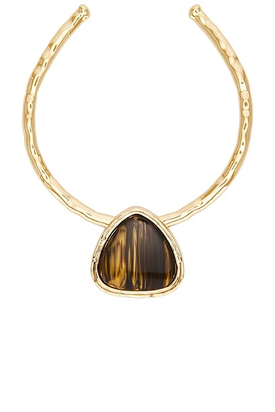 retrofete Sunset Necklace in Tigers Eye