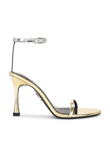 retrofete Fowla Sandal in Silver & Gold