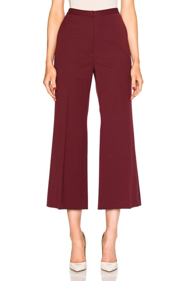 Cropped Straight Flare Pant