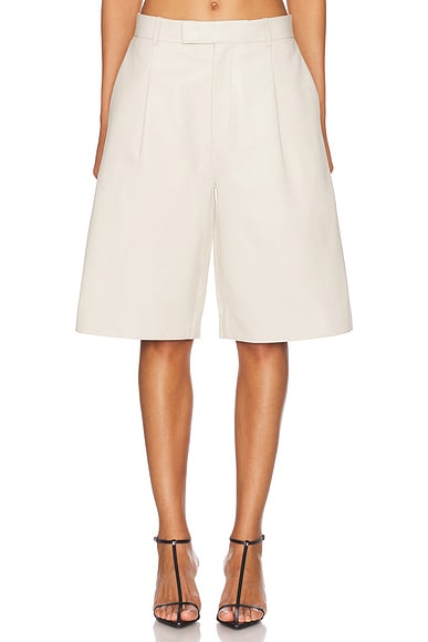 Leather Loose Short
