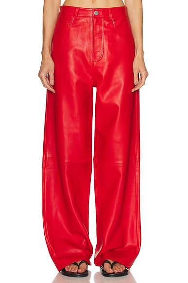 Baggy Leather Pant