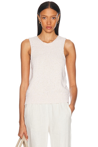 The Row Inez Top in Ecru | FWRD