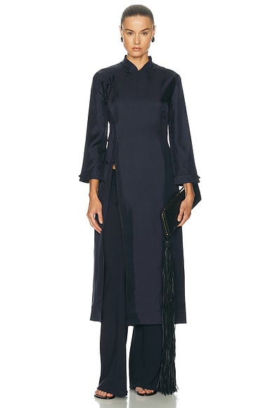 Rohe Pankou Closure Silk Top in Night
