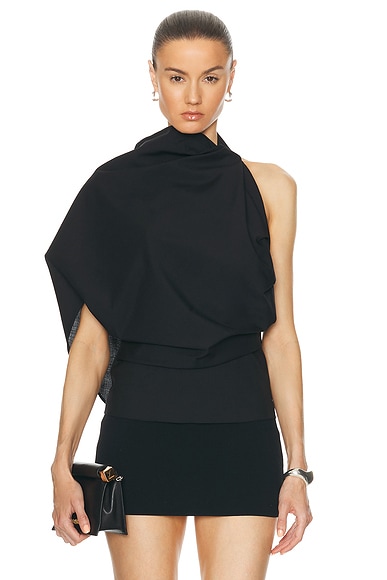 Shop Rohe Occasion Open Back Top In Noir
