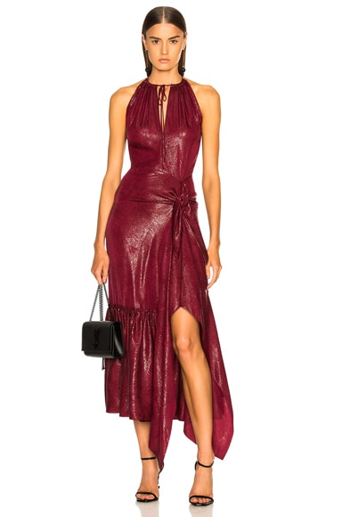 Miranda Swirl Lame Dress
