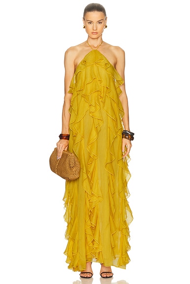 Liora Dress in Goldenrod