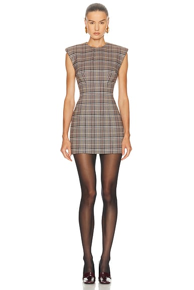 Ronny Kobo Wolverton Dress in Brown Multi