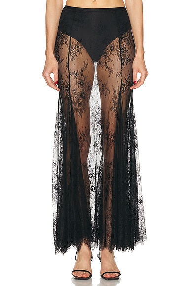 Ronny Kobo Liesel Skirt in Black