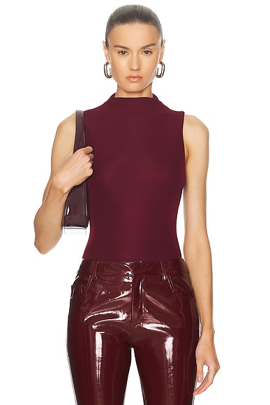 Ronny Kobo Rita Bodysuit in Oxblood