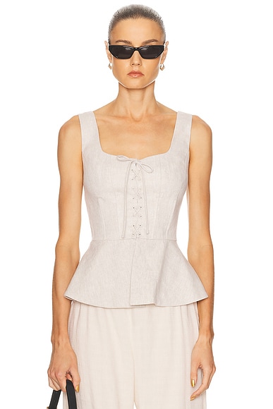 Ronny Kobo Catalan Top in Natural